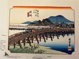 Utagawa Hiroshige ‘Okazaki’ Japanese Ukiyo-e Woodblock print