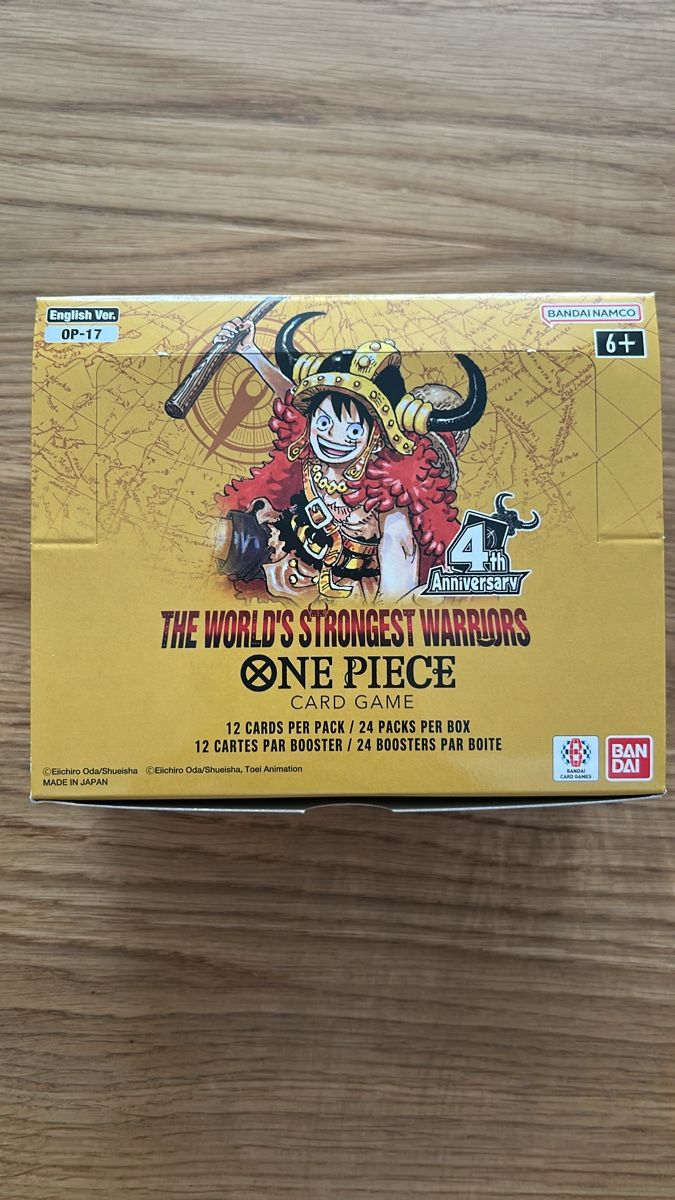 Bandai Carte collezionabili: One Piece OP-17 24er Display Englisch – Nuovo e nell'imballaggio originale da Volketswil venduto da kri_mp95