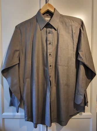 Chemise Classic Man, Taille 41, Manches Longues, grise