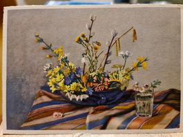 Ansichtskarte Blumen