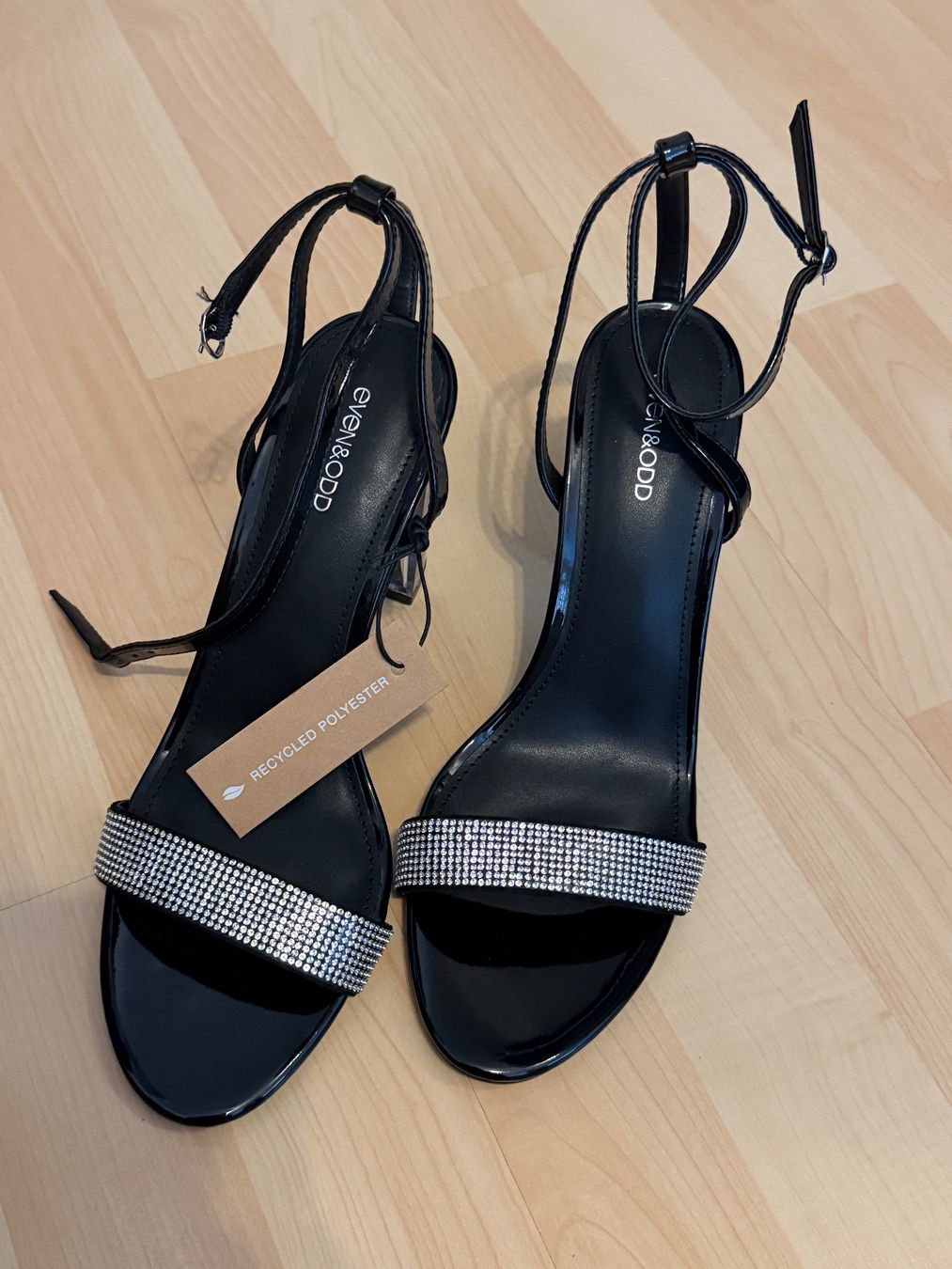 Scarpe da donna: High Heels schwarz mit Glitzer, Grösse 39 – Nuovo e nell'imballaggio originale da Hochdorf venduto da maj_869r