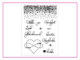 Texte Hochzeit / Glückwunsch / Liebe usw 11x16cm