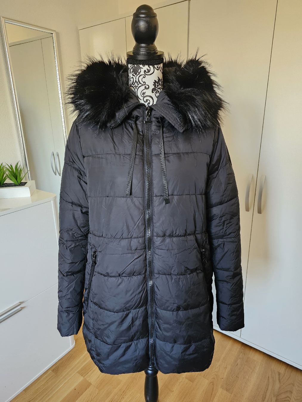 Jacken: veste doudoune longue, noire, XL – Gebraucht aus Bulle von Diamant.15 1