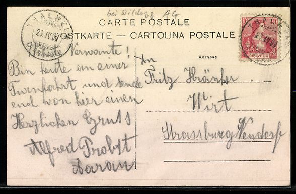Cartes postales: AK Thalheim, Ortsansicht im Tal – D'occasion à Berlin par bartko-reher 1