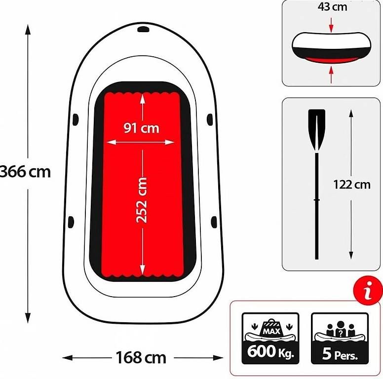 Bateaux: Bateau Intex Gonflable – D'occasion à Geneva par bujornemit 2