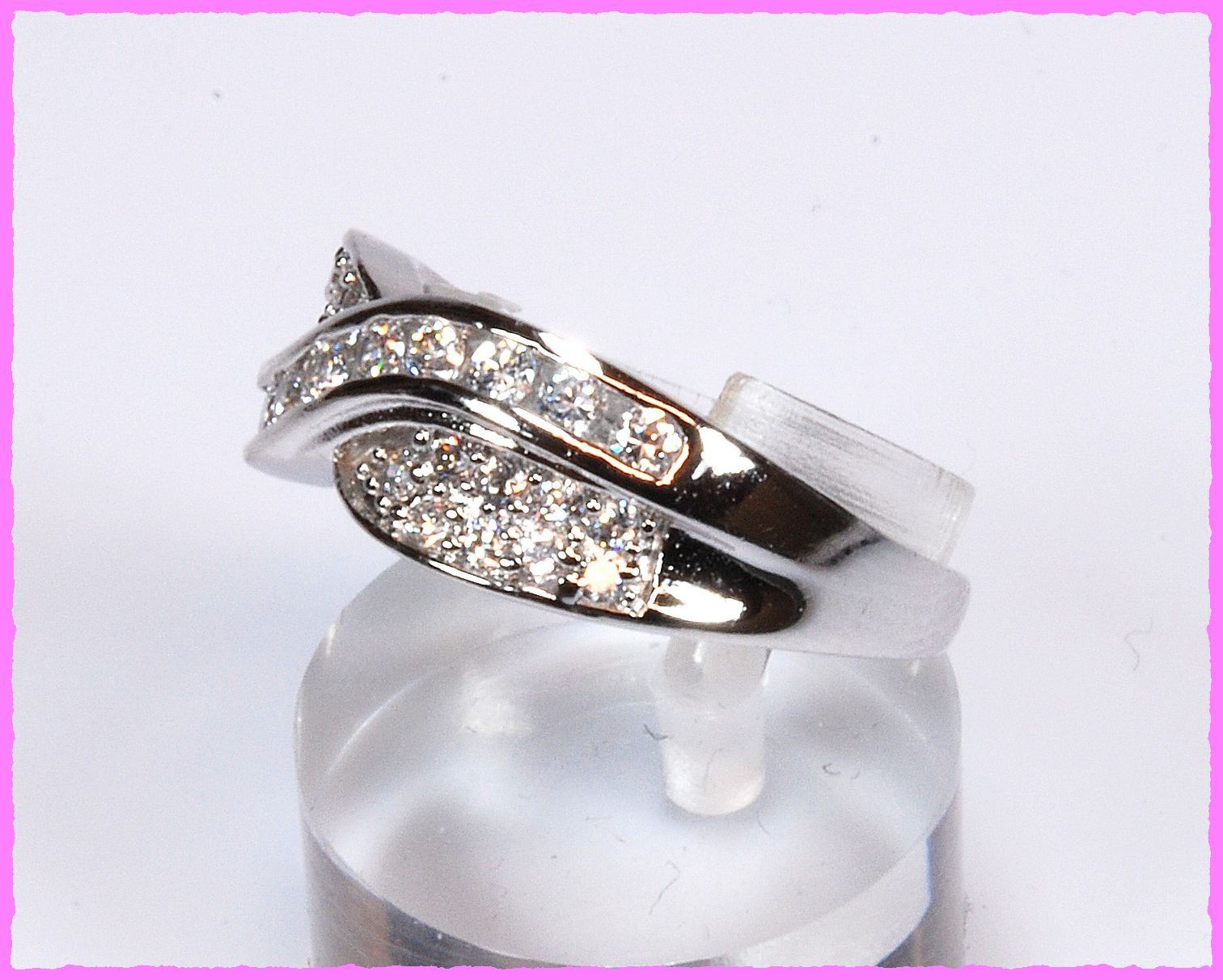 Anelli: Bezaubernder Ring mit Zirkonia – Nuovo e nell'imballaggio originale da Oberglatt ZH venduto da Diamond-Girl 1