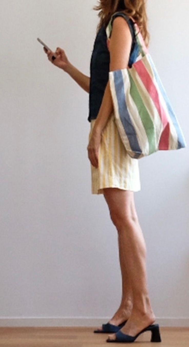 Borse da donna: Totebag gestreift - neu - – Nuovo (secondo la descrizione) da Jona venduto da vanessasupermarket20 1