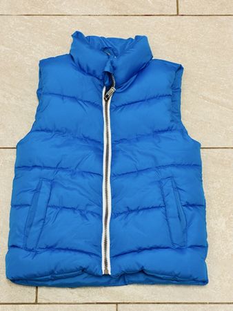 H&M Steppweste blau Grösse 116 für Kinder gut erhalten