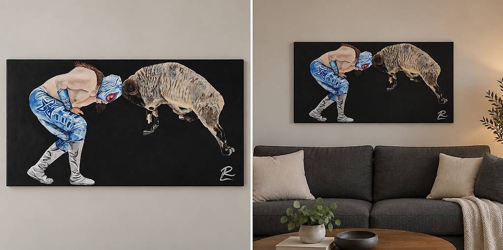 Tableaux: Gemälde Vincent Ruffin 1972 – D'occasion à Pieterlen par haj_8vxt