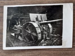 Ansichtskarte 1. Weltkrieg Mörser