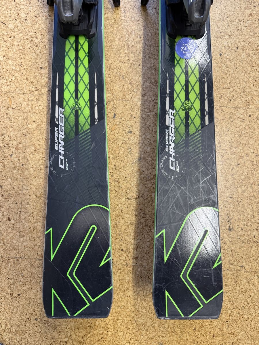 K2 Sci: K2 Super Charger – 161 cm mit Marker Bindung – Usato da Gurmels venduto da SwissShop21 3