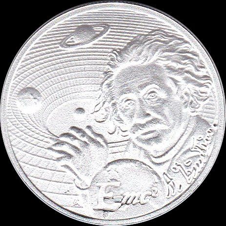 Toutes les monnaies: Niue 5 $ 2022 Einstein -Geistesgrössen – Neuf avec emballage d'origine à Losone par lagomagiore