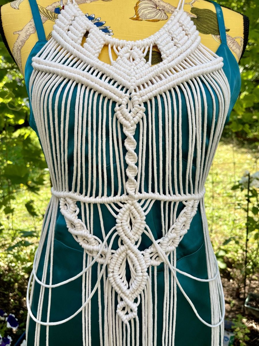 Kleider: 🌿 Makramee-Kleid – handgefertigter Boho-Traum🌞 – Neu und originalverpackt aus Adliswil von Ajoure_Atelier 3