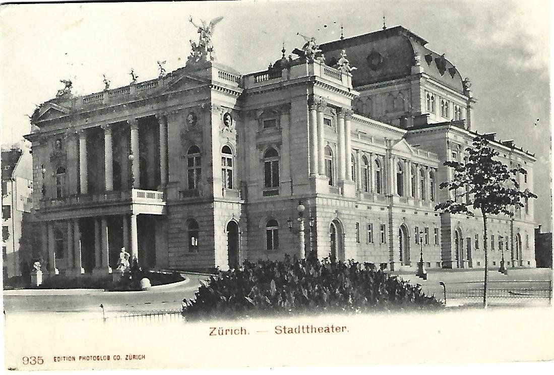 Cartoline postali: Zürich Stadtteater – Usato da Wetzikon ZH venduto da Brulu100