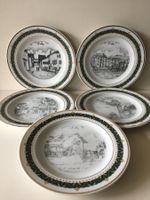 D. HELAUT 5 x assiettes collection "Pully"