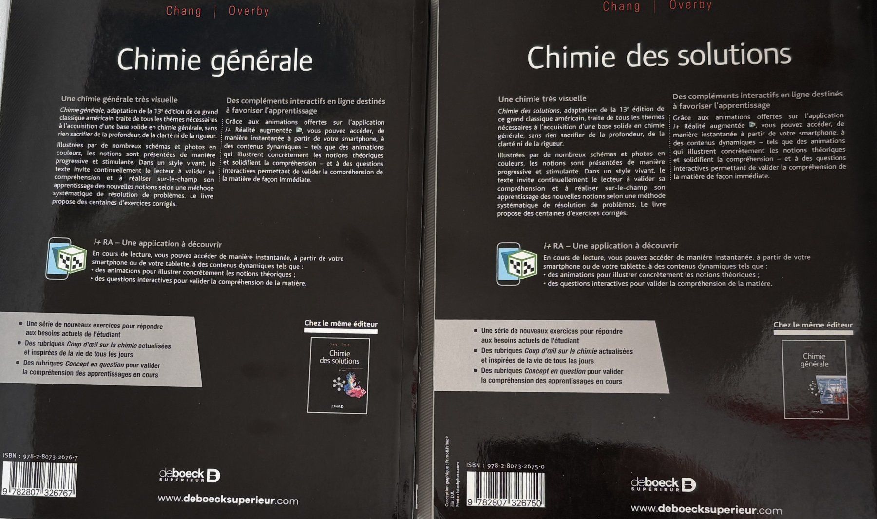Libri: Chimie générale, chimie des solutions – Usato da Lausanne venduto da polo1312 1