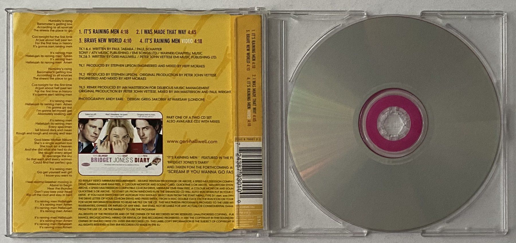 CD: Geri Halliwell, It's Raining Men – Usato da Flums venduto da Asquillo 2