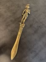 Brieföffner Indianer Messing 