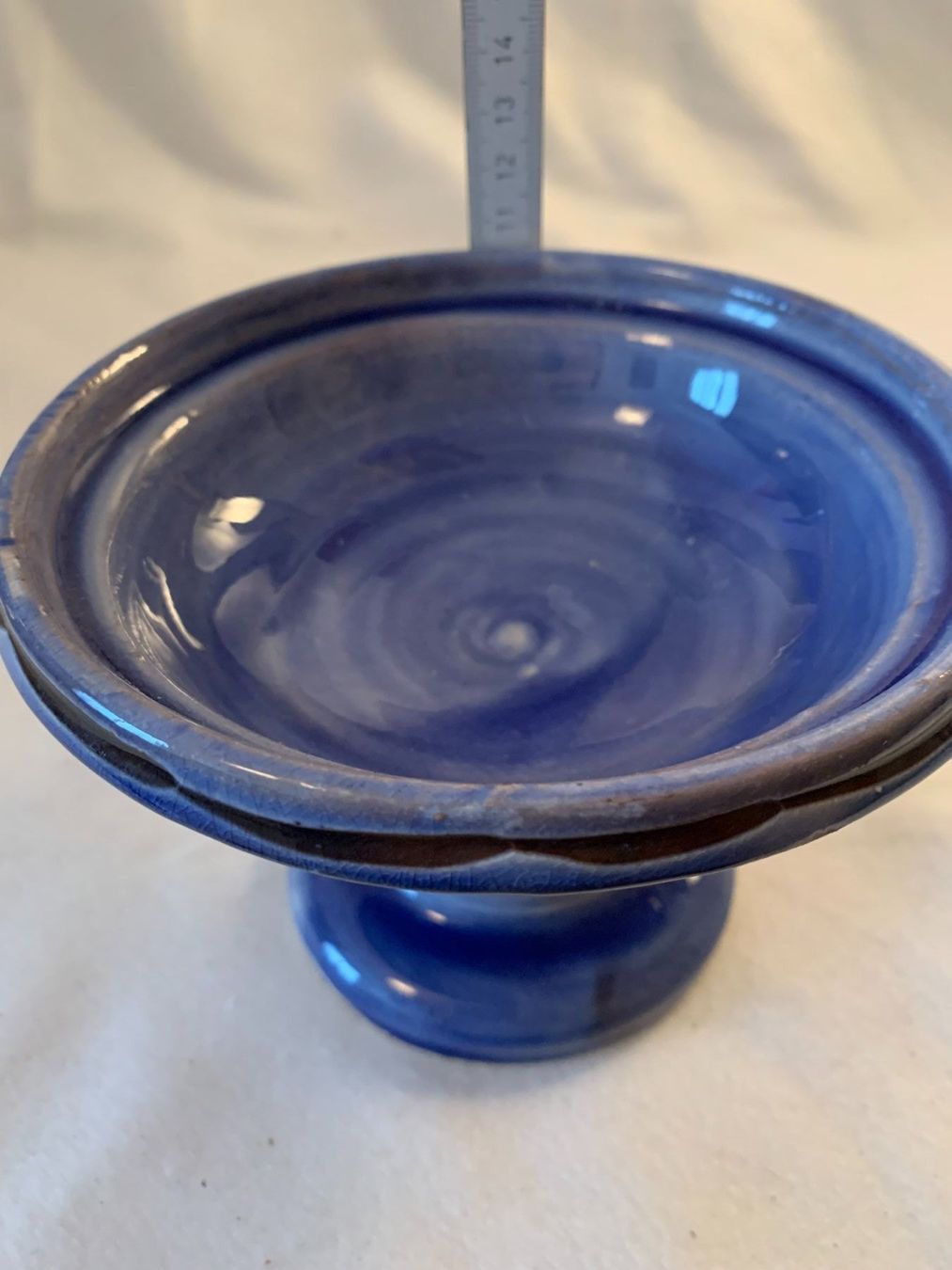 Schalen: Blaue Keramik Fruchtschale    A74 – Neu (gemäss Beschreibung) aus Schötz von amore14 6
