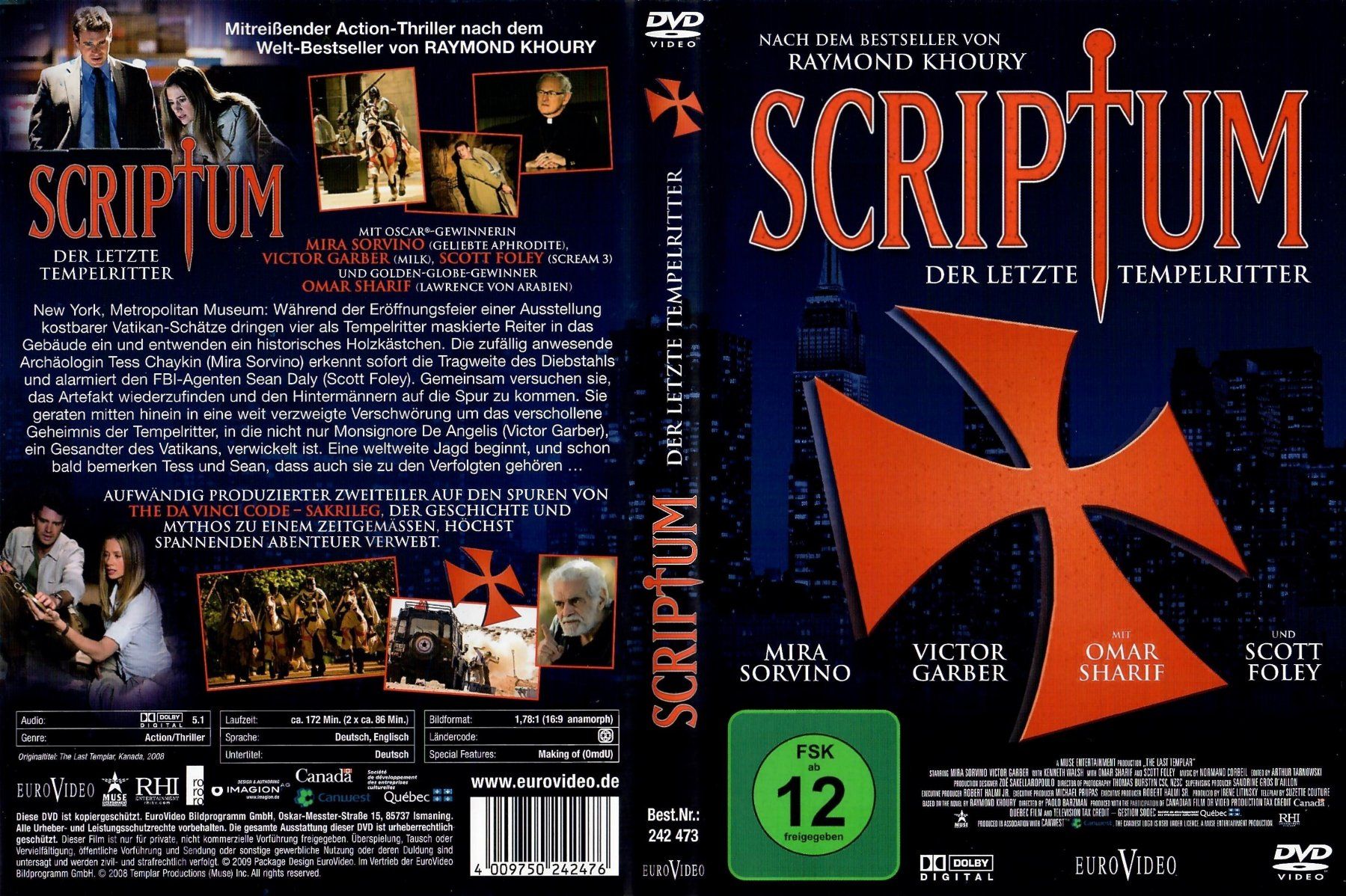 Tous les DVDs: DVD: Scriptum - 2009 – D'occasion à Hagendorn par Thom.74 2