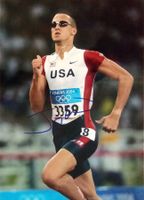 Jeremy Wariner Autogramm signiert Magazinbild 20x30cm