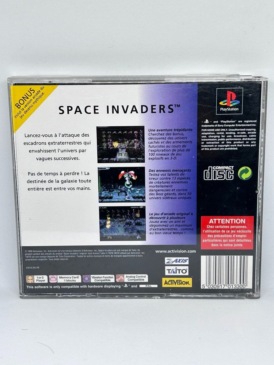 Sony Giochi: Collection Légendes di Space Invaders per PlayStation 1 – Usato da Giubiasco venduto da LorisVale 1