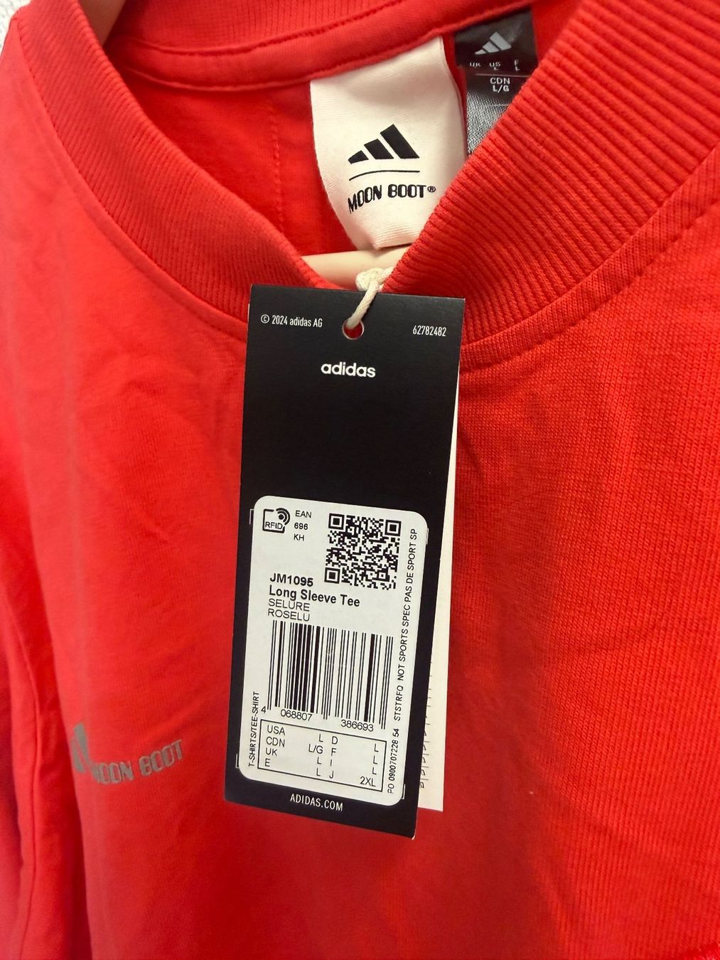 Adidas T-shirt: Adidas Moon Boot Shirt Gr. L – Usato da Biel/Bienne venduto da lichterhoh 3