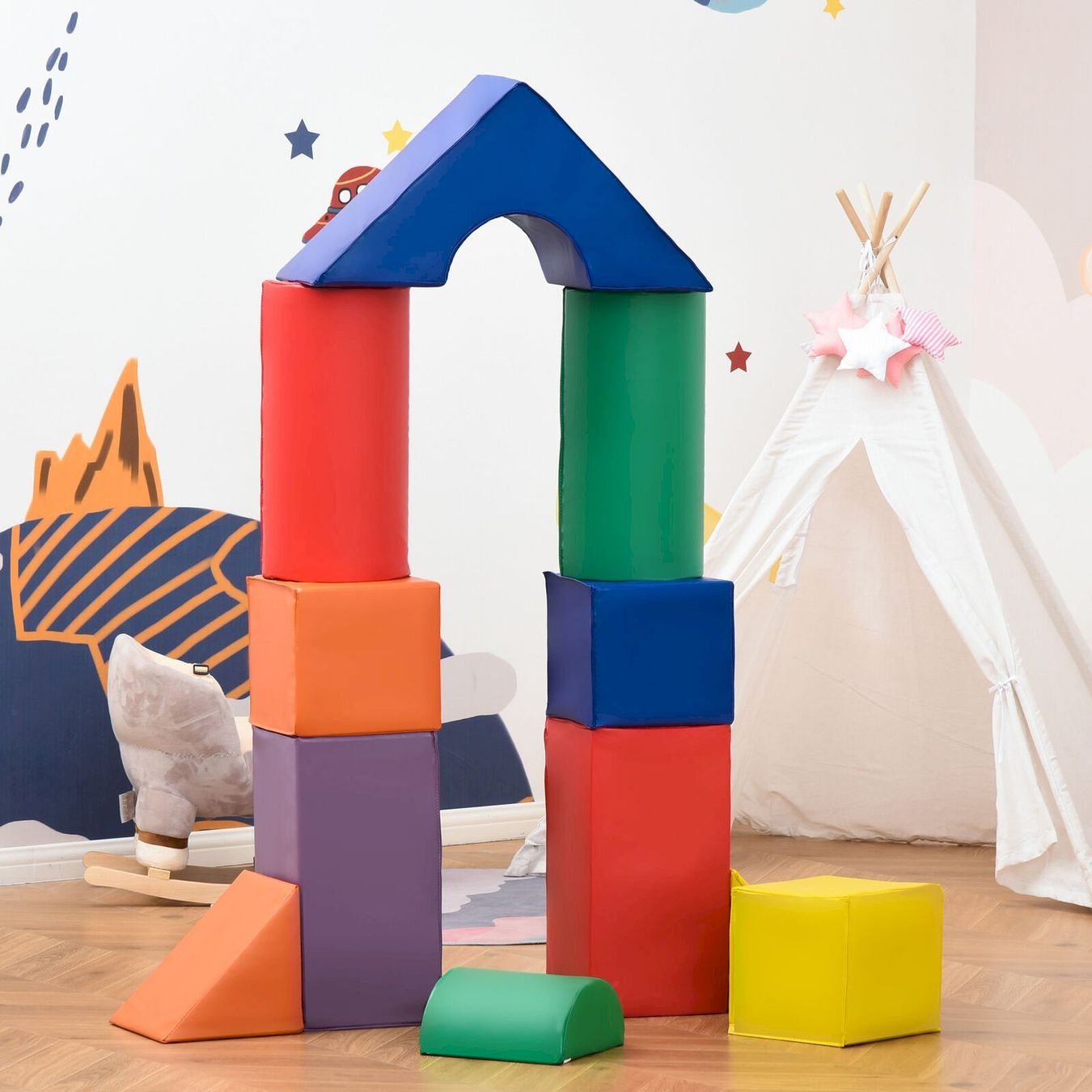 Jouets: 11-tlg. Softbausteine Schaumstoff – Neuf avec emballage d'origine à Bottighofen par zaap 5