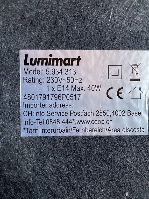 Lampade: Lumiart Tischleuchte – Usato da Wattenwil venduto da Palmeli 3