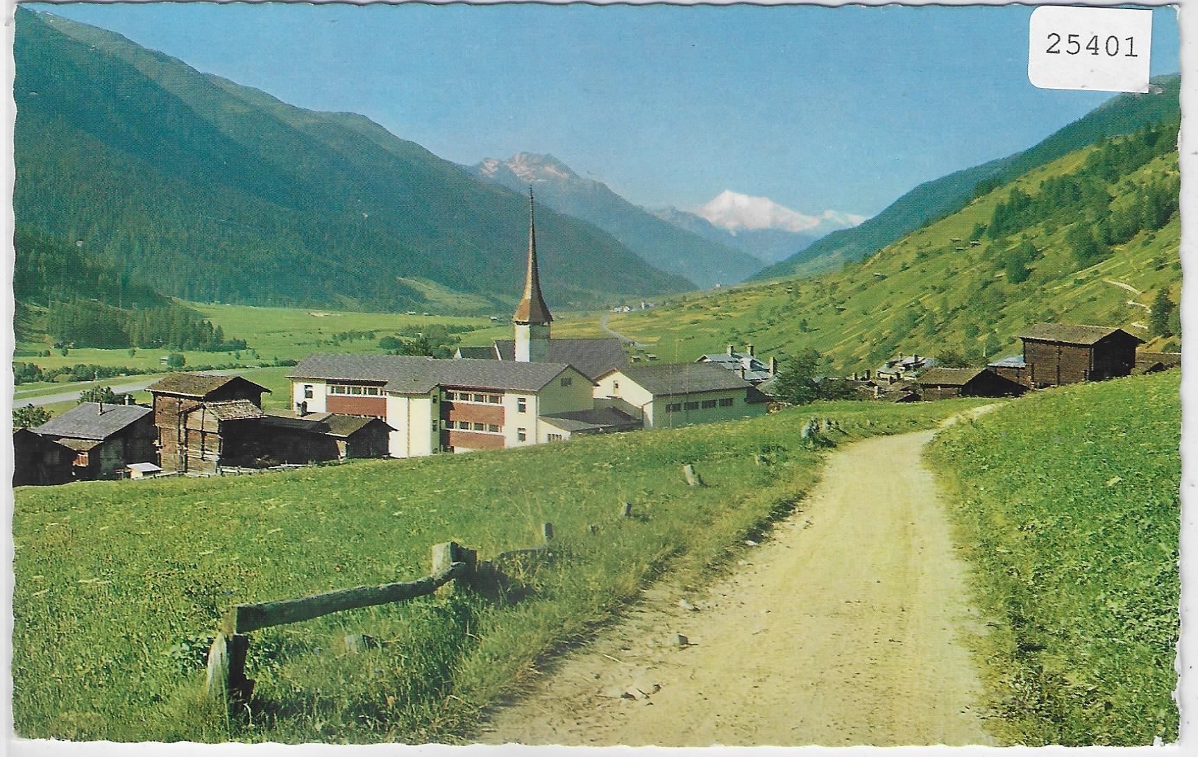 Cartoline postali: Münster im Goms - Generalansicht – Antico da Ettingen venduto da Kartenplanet