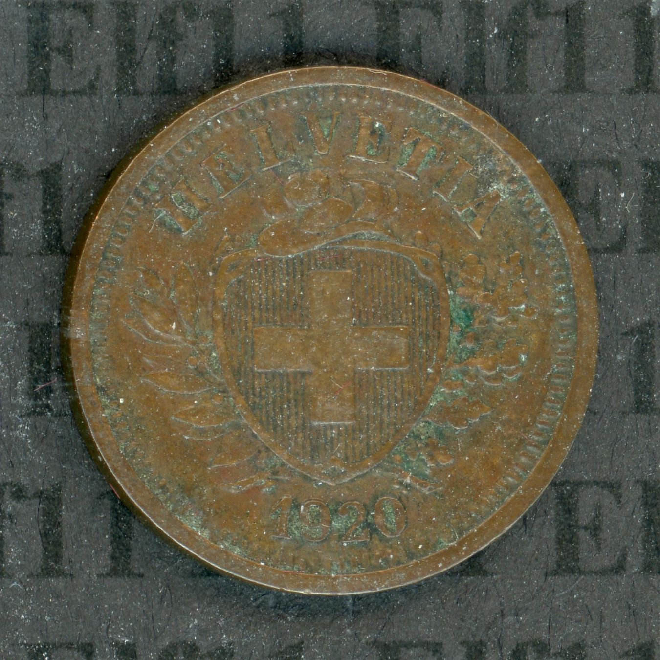 Tutti le monete: CHF___0.01 1920 vz 1 Rappen – Usato da Widnau venduto da Elf11