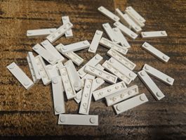 lego 92593 lot de 40 pièces White Plate, Modified 1 x 4