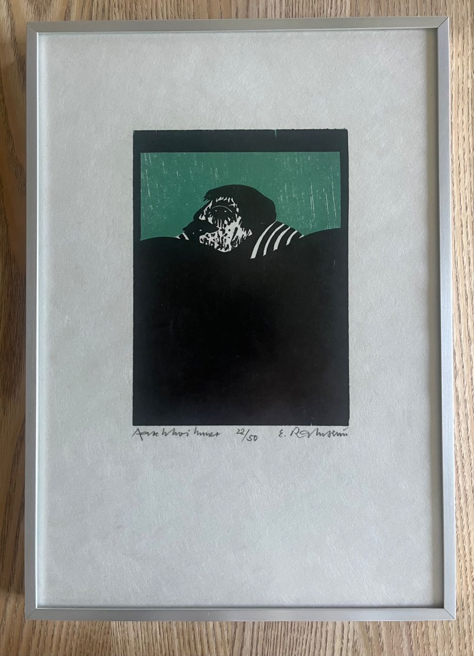 Xilografie: Ernst Ramseier - farbiger Holzschnitt – Usato da Winkel venduto da hei_gxk6 4