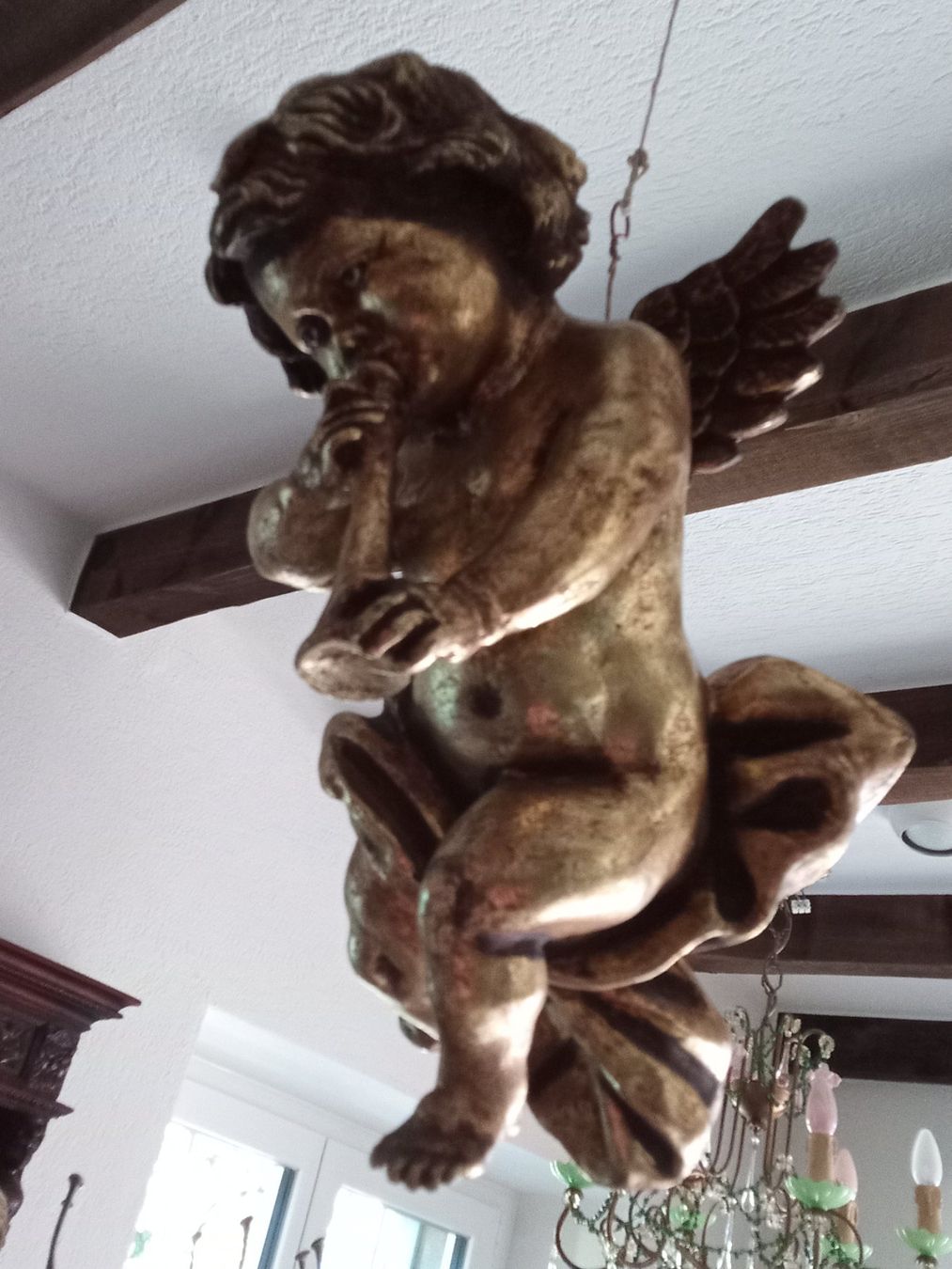 Statuette: Grosser Engel mit Trompete – Usato da Zürich venduto da edi_c2m6 9