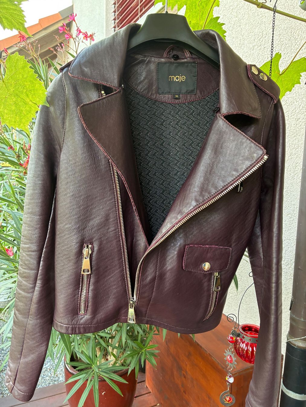 Maje Giacche: Maje Leder Damen Jacke – Usato da Laupen BE venduto da ole_l8gg 1