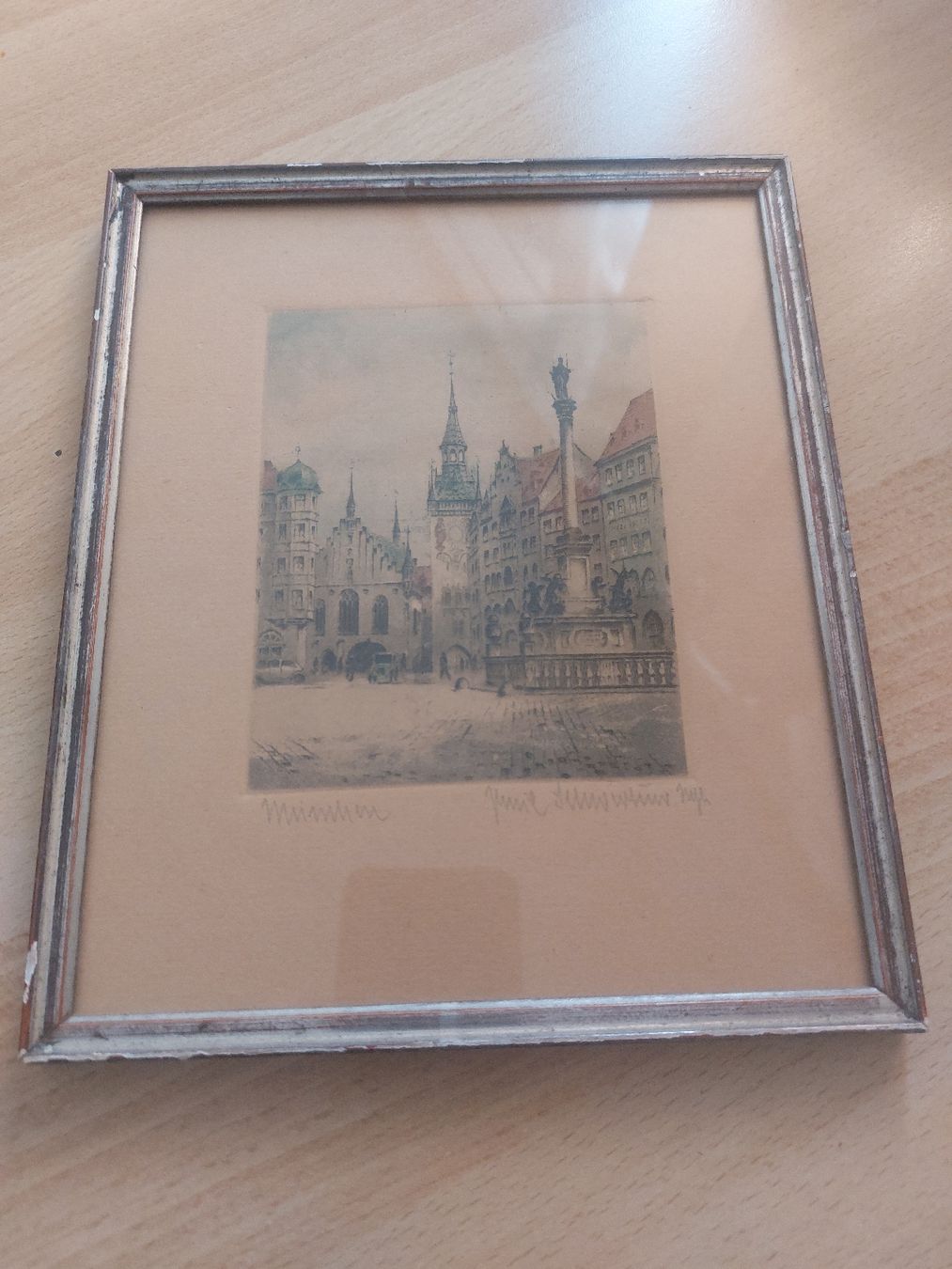 Foto & Immagini: Grabado  antiguada en Marieplatz much – Nuovo e nell'imballaggio originale da Zürich venduto da alt_r7kl