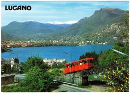 Lugano - Standseilbahn Monte San Salvatore