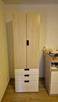 Kleiderschrank weiss/hell Holzoptik 3 Schubladen gut erhalte