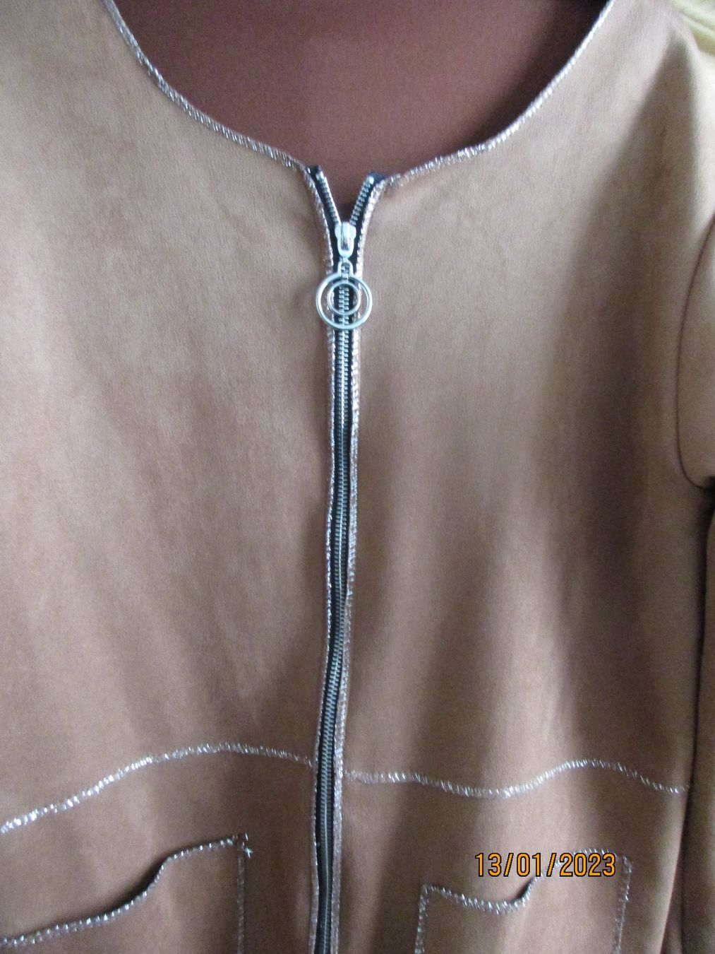 Giacche: Jacke Länger XL braun mit Silber – Nuovo (secondo la descrizione) da Ottenbach venduto da Claurin 3