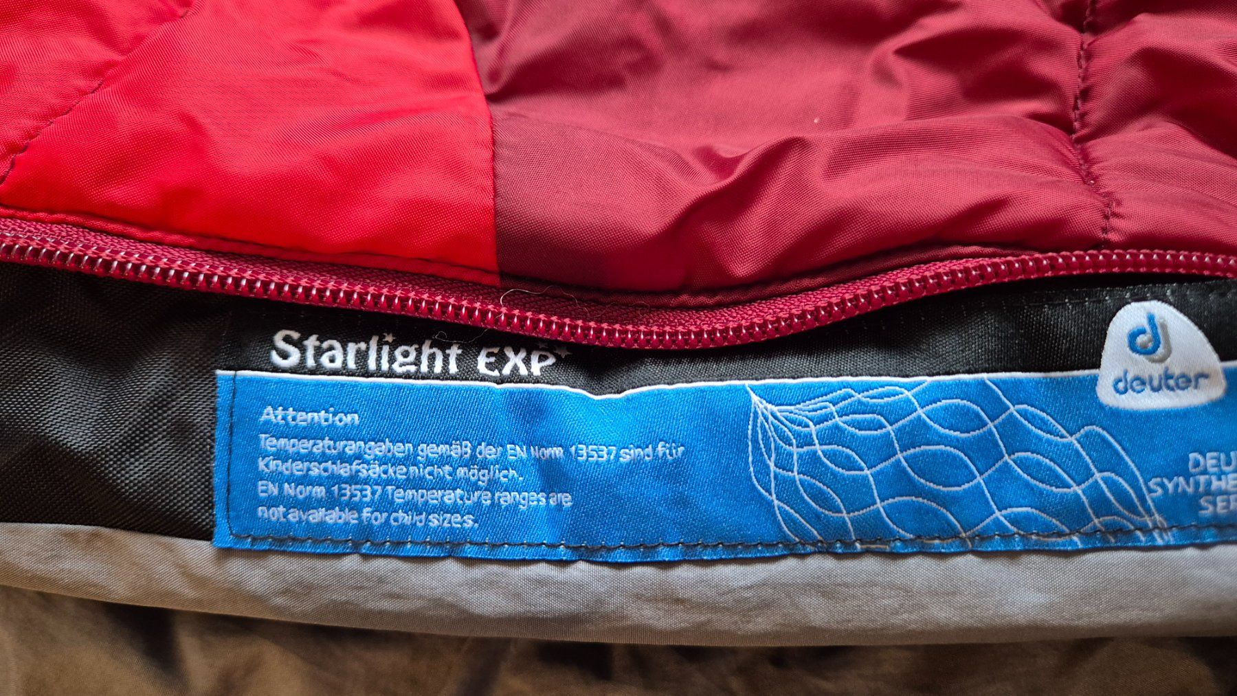 Deuter Sacchi a pelo: Kinder-/Jugendschlafsack Deuter Starlight EXP – Usato da Villnachern venduto da sev_ghc6 3