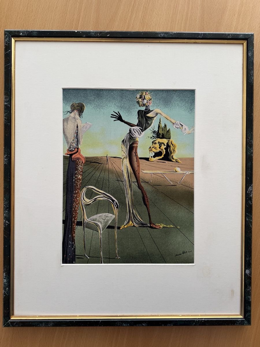 Foto & Immagini: Gerahmtes Bild von Salvador Dali – Usato da Hinwil venduto da peperoni33