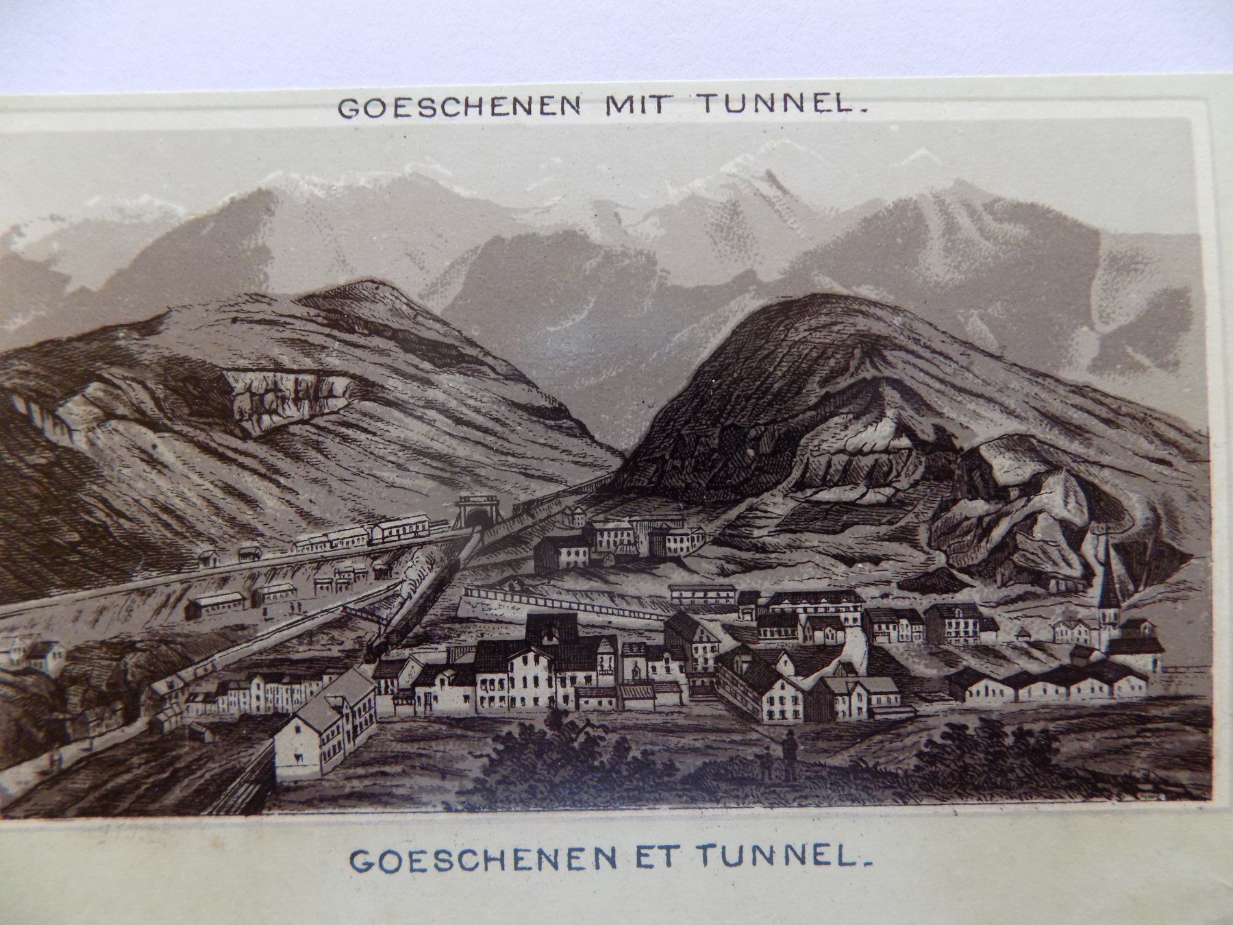 Stiche: Göschenen mit Tunnel – Gebraucht aus Risch von Antikfee 2