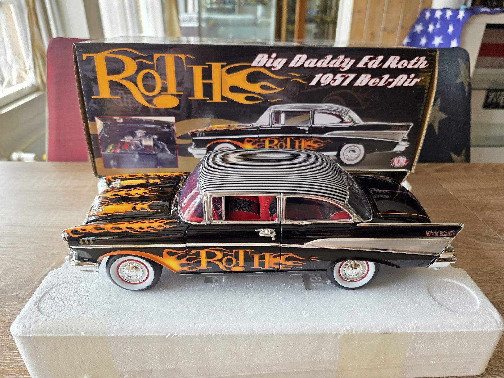 Chevrolet Modellini d'auto: 57'Chevy Bel Air Hot Rod 1:18 – Usato da Goldingen venduto da Muscle_Cars84 1