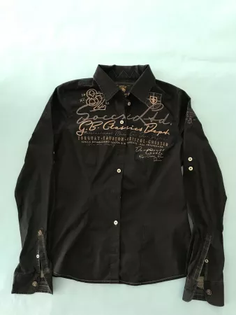SUPERIOR SOCCX Black Bluse Damen schwarz