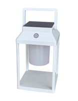 Solar Gartenlaterne weiss, Aussenlampe - NEU