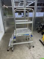 Zarges Alu-Rollpodest, fahrbar, Arbeitsbühne