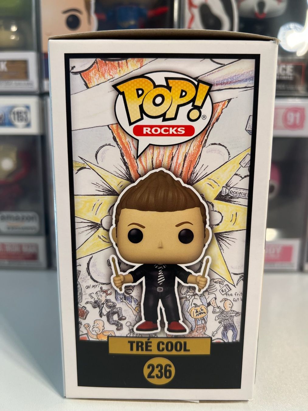 Funko Statuette: Funko POP! Rocks Green Day Tré Cool – Nuovo e nell'imballaggio originale da Le Mouret venduto da perfectbijou 1