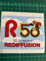 Vintage Rediffusion 50.Jubiläumsaufkleber (1983) für Sammler