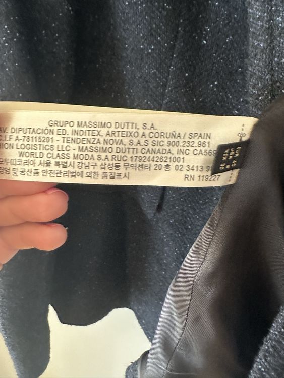 Massimo Dutti Vestes: Une veste de tailleur en laine, très jolie et presque neuve – Neuf (Voir description) à Vessy par Tati12345 5