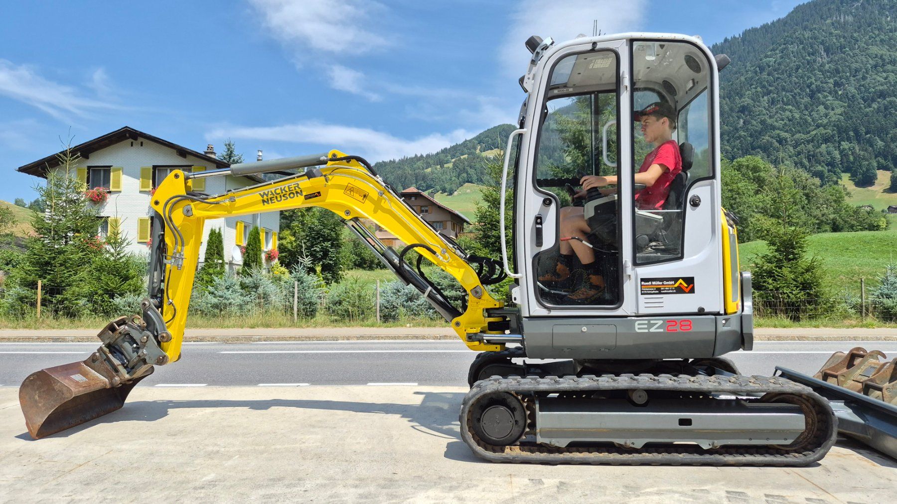 Wacker Neuson Excavateurs: Kettenbagger Bagger Wacker Neuson EZ28  Jg. 2017 – D'occasion à Schüpfheim par grischa01 6